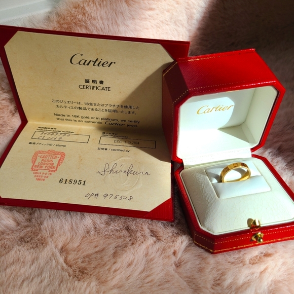Authentic Cartier Wedding Love Ring - Picture 3 of 9
